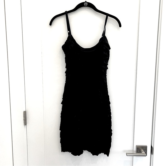 Bailey 44 Black Ruffled Dress - Picture 2 of 8